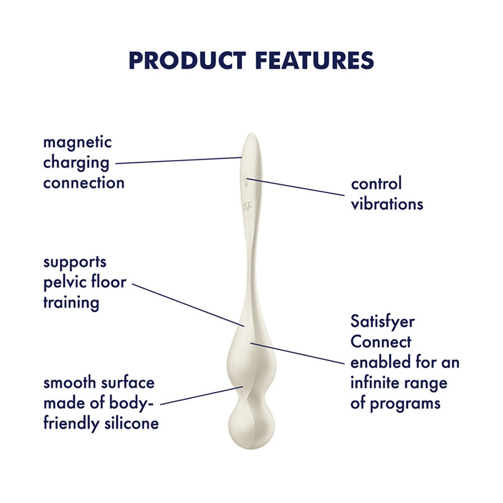Satisfyer Love Birds 1 - - USB Rechargeable Pelvic Floor Trainer with App Control