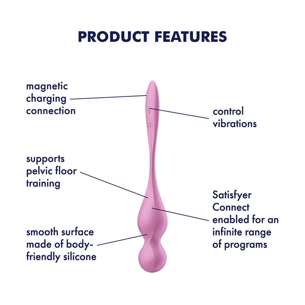 Satisfyer Love Birds 1 - - USB Rechargeable Pelvic Floor Trainer with App Control