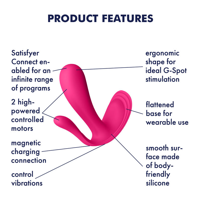 Satisfyer Top Secret + - Wearable Vibrator with App Control