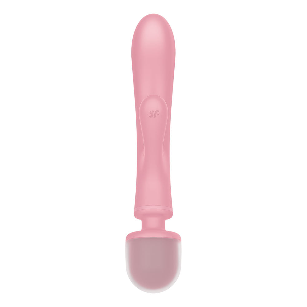 Satisfyer Triple Lover - USB Rechargeable Rabbit Vibrator and Massage Wand