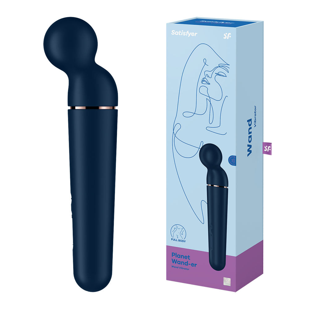 Satisfyer Planet Wand-er - - /Rose Gold USB Rechargeable Massager Wand