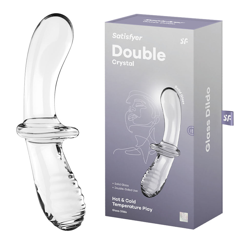 Satisfyer Double Crystal - Glass Double Ended Dildo