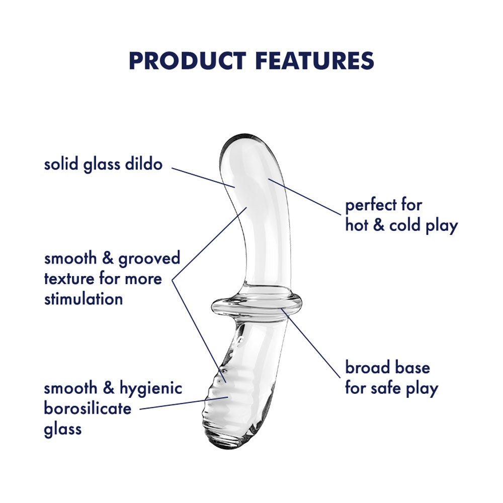 Satisfyer Double Crystal - Glass Double Ended Dildo