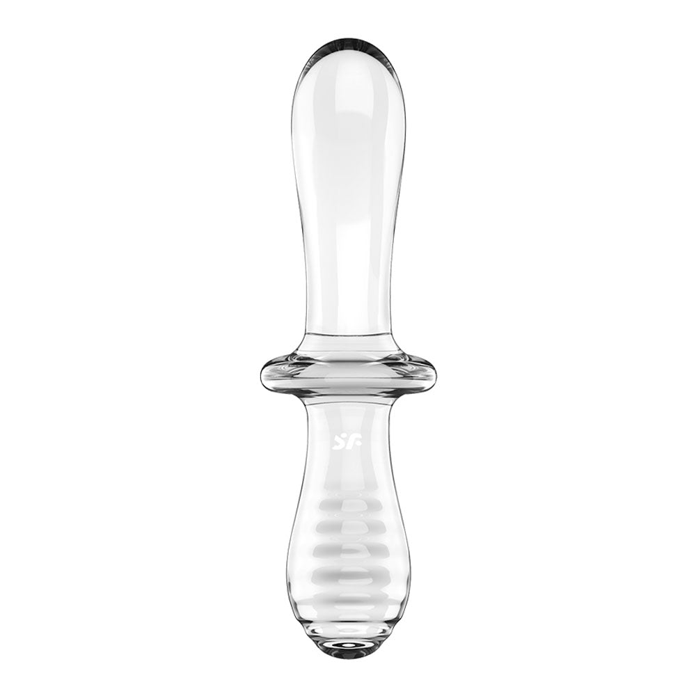 Satisfyer Double Crystal - Glass Double Ended Dildo