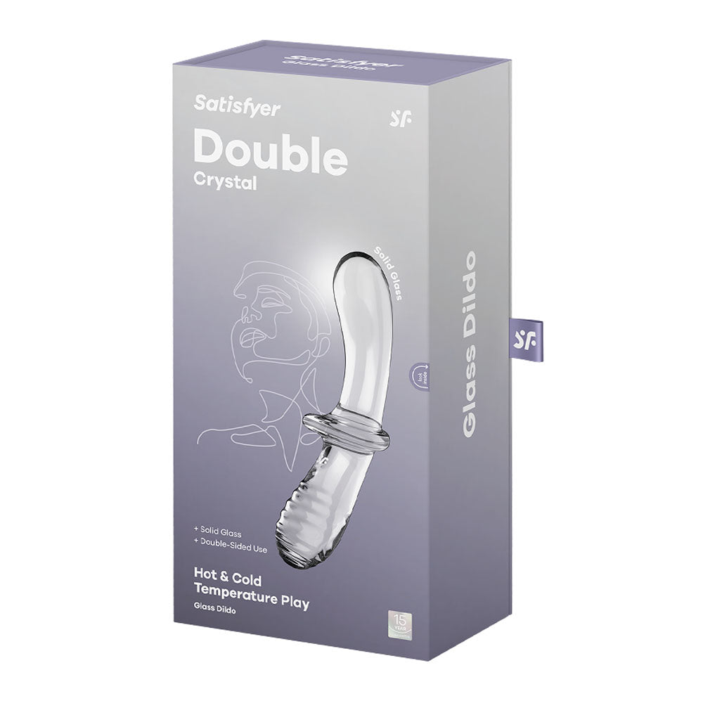 Satisfyer Double Crystal - Glass Double Ended Dildo