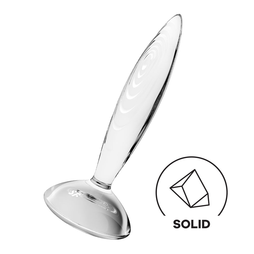 Satisfyer Sparkling Crystal - Glass Butt Plug