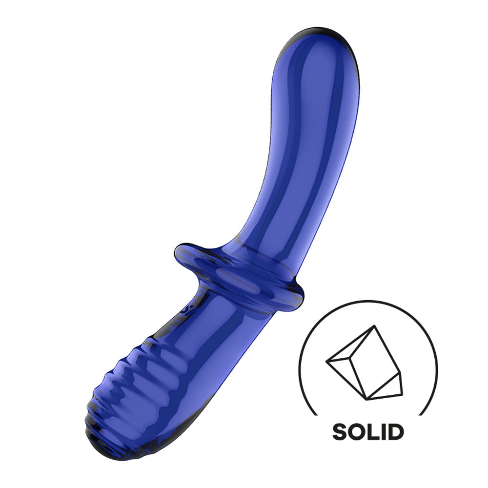 Satisfyer Double Crystal - - Glass Double Ended Dildo