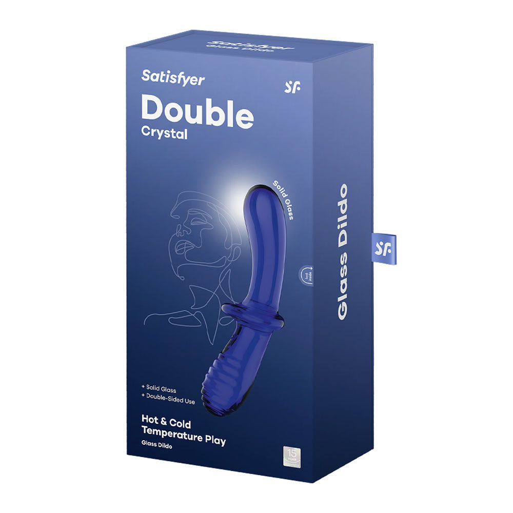 Satisfyer Double Crystal - - Glass Double Ended Dildo