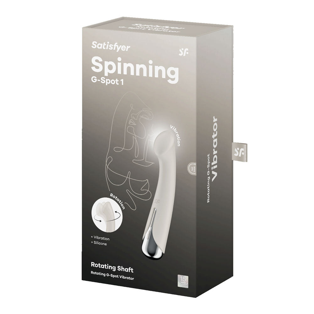 Satisfyer Spinning G-Spot 1 - Beige - Beige 16.5 cm USB Rechargeable Rotating Vibrator