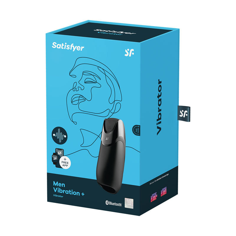 Satisfyer Men Vibration+ - USB Rechargeable Masturbator with App Control