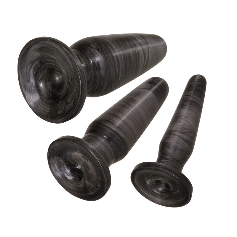 Adam & Eve ANAL ROCKETS TRAINER SET - Butt Plugs - Set of 3 Sizes