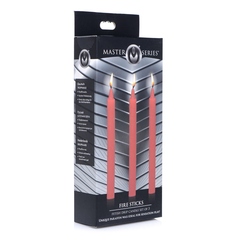 Master Series Fetish Drip Candles - - 3 Pack