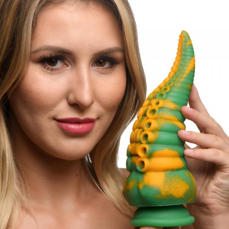 Creature Cocks Monstropus Tentacled Monster Silicone Dildo - /Yellow 21.6 cm Fantasy Dildo