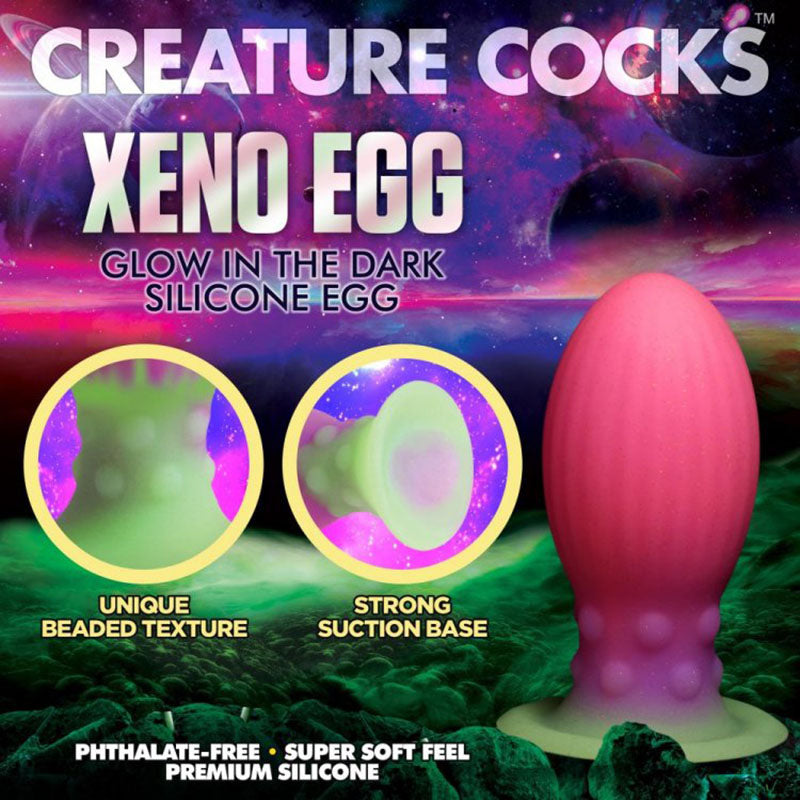 Creature Cocks Xeno Egg - Glow in Dark 13.3 cm Large Fantasy Plug