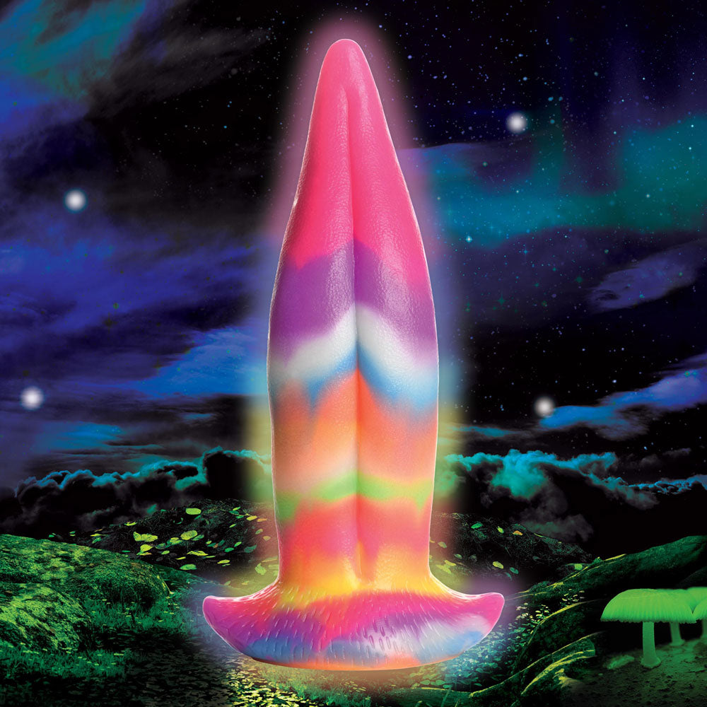 Creature Cocks Unicorn Kiss Silicone Dildo - 21.4 cm Fantasy Unicorn Tongue Dildo