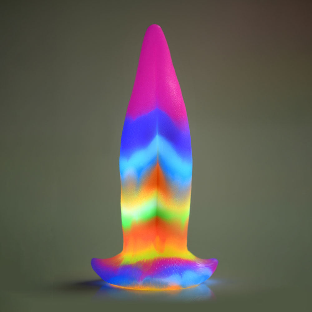 Creature Cocks Unicorn Kiss Silicone Dildo - 21.4 cm Fantasy Unicorn Tongue Dildo