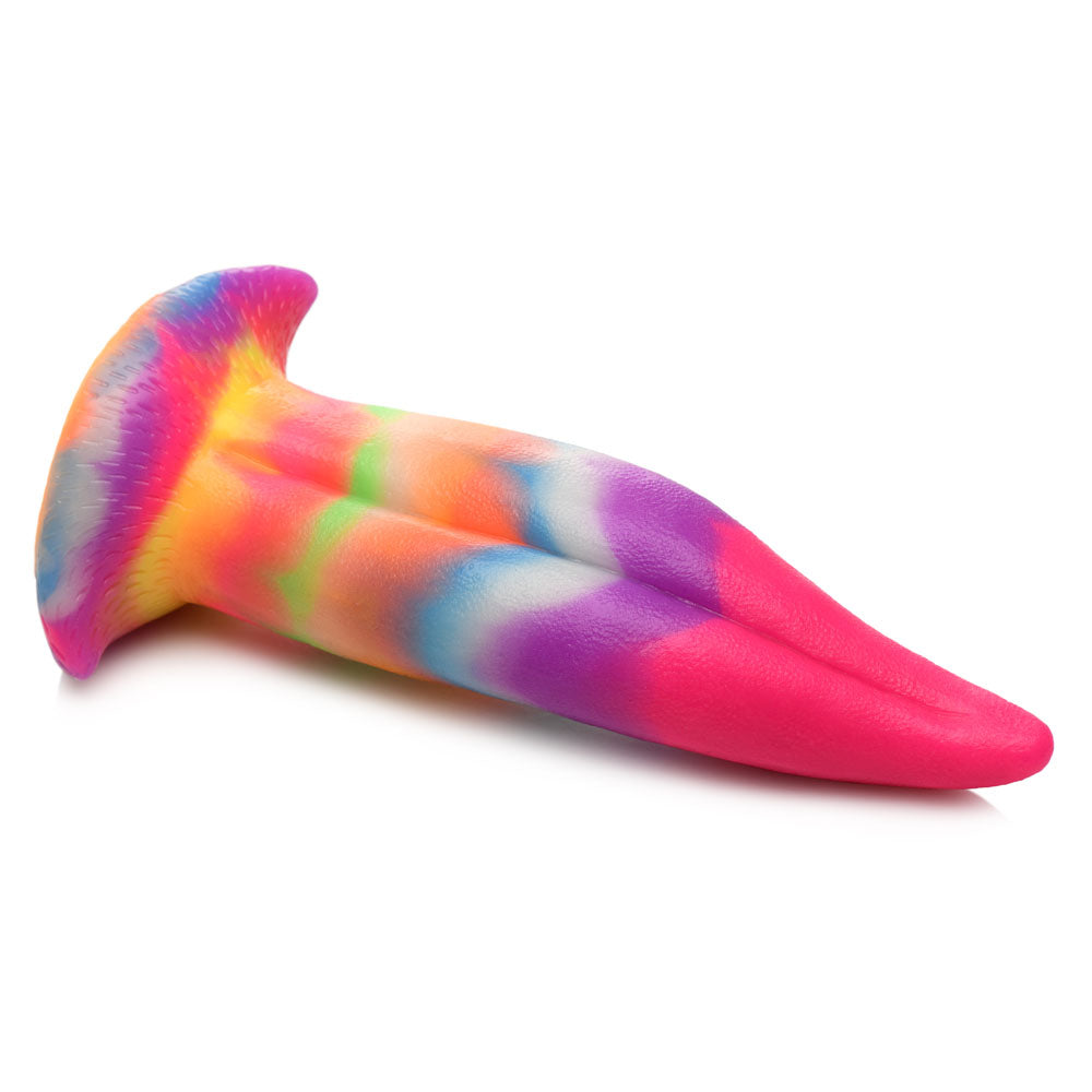 Creature Cocks Unicorn Kiss Silicone Dildo - 21.4 cm Fantasy Unicorn Tongue Dildo