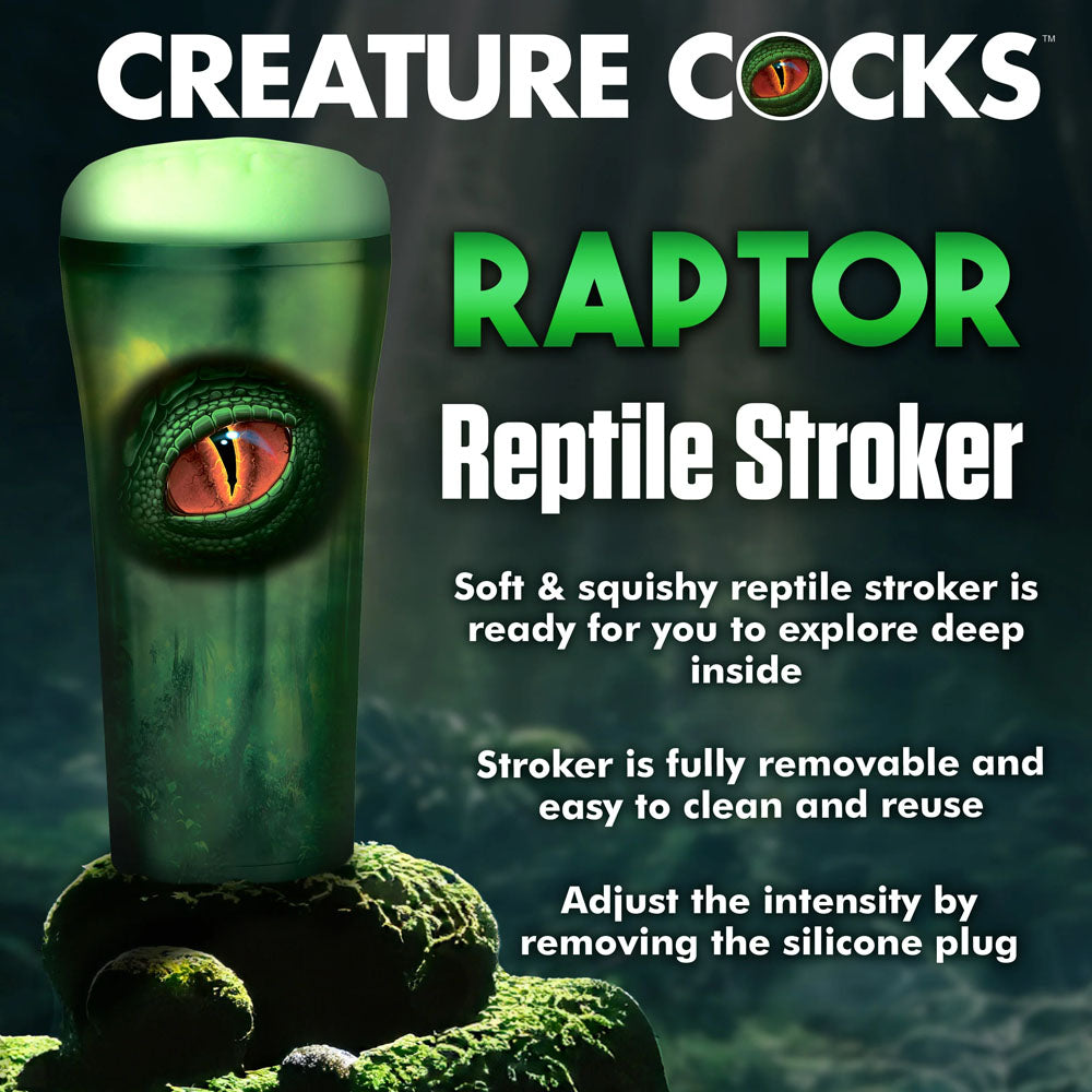 Creature Cocks Raptor Reptile Stroker - Fantasy Stroker