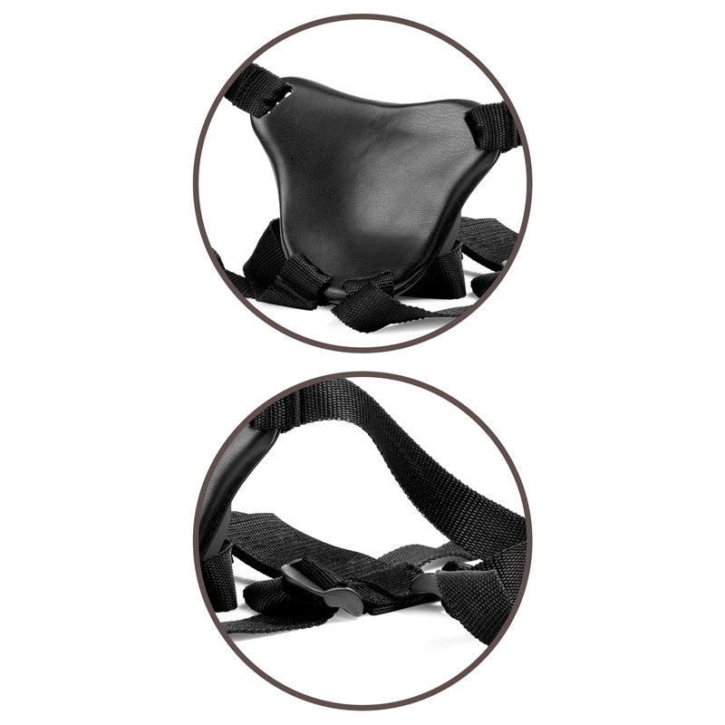 King Cock Elite Comfy Body Dock Strap-On Harness - Adjustable Strap-On Harness (No Probe Included)