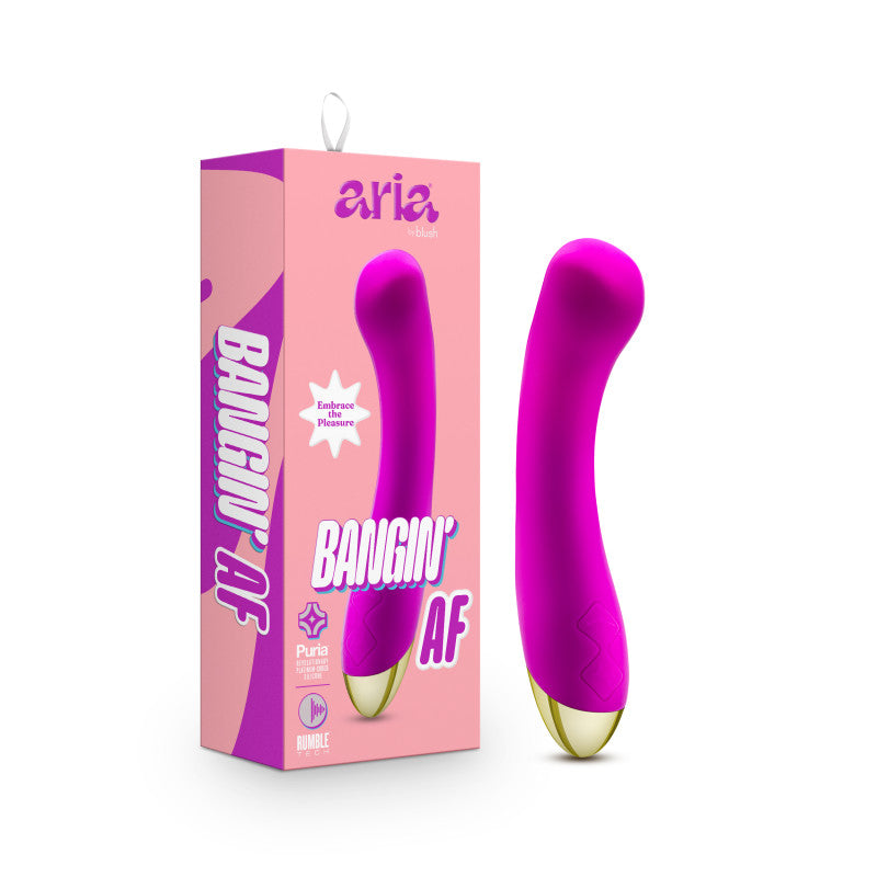 Aria Bangin' AF - 18.4 cm USB Rechargeable Vibrator