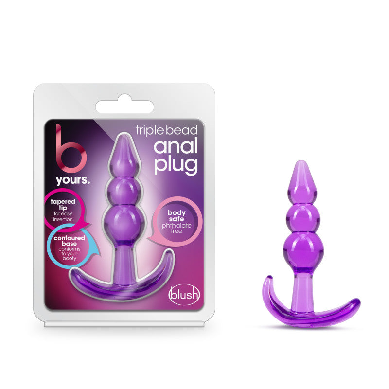 B Yours Triple Bead Anal Plug - 9.5 cm Butt Plug