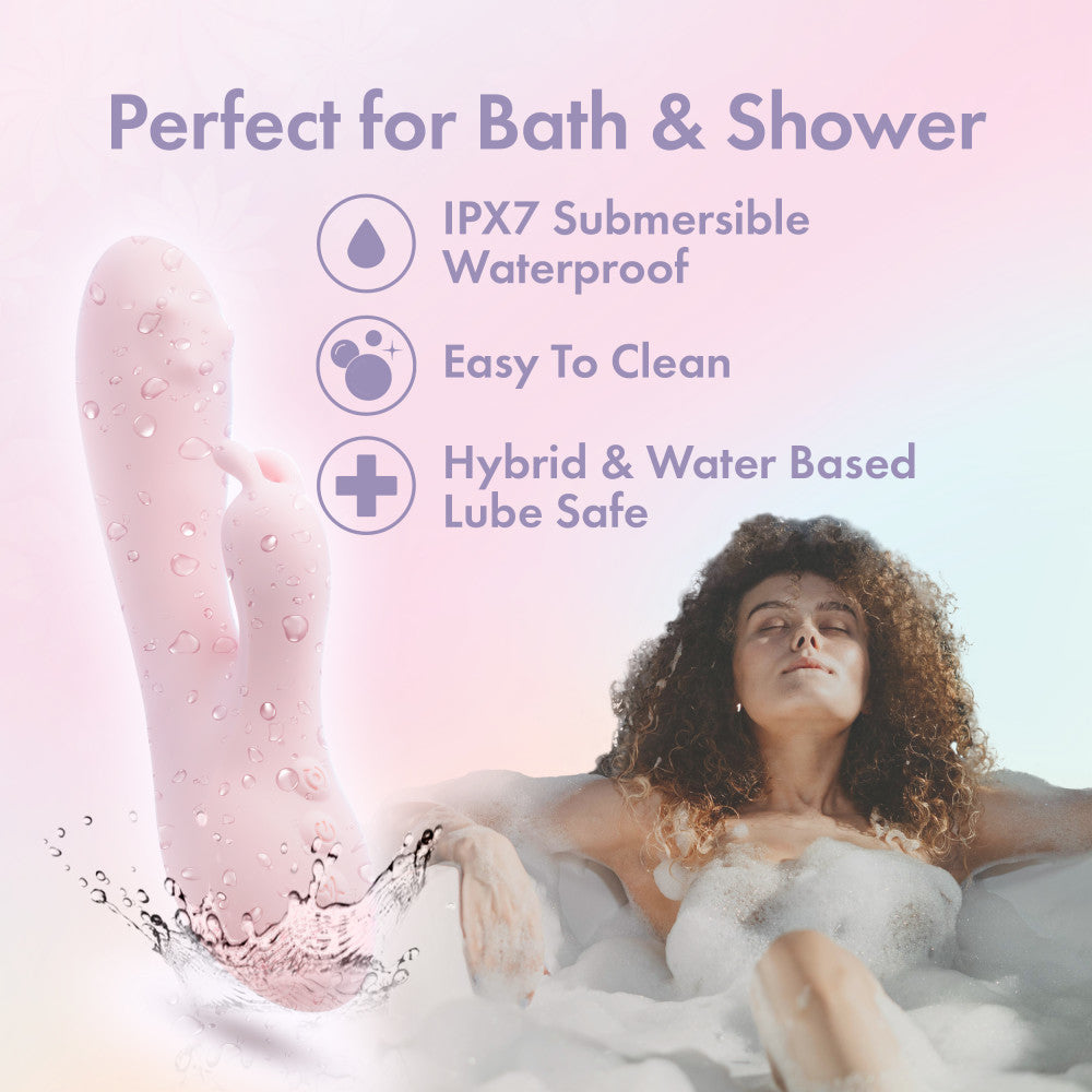Play With Me - Fairy Flutter - 19.7 cm USB Rechargeable Rabbit Vibrator