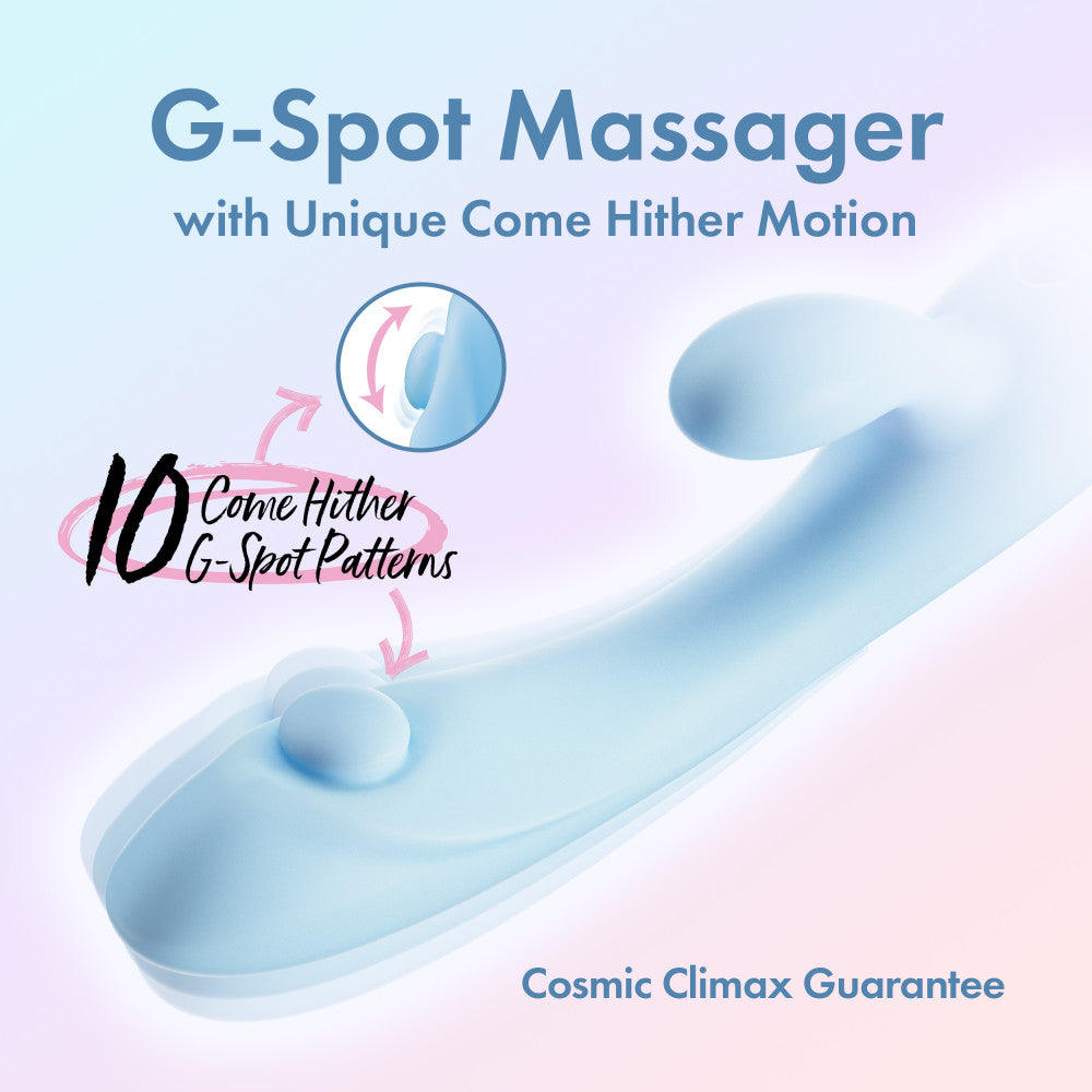 Play With Me - Moondust Magic - 20.3 cm USB Rechargeable Rabbit Vibrator