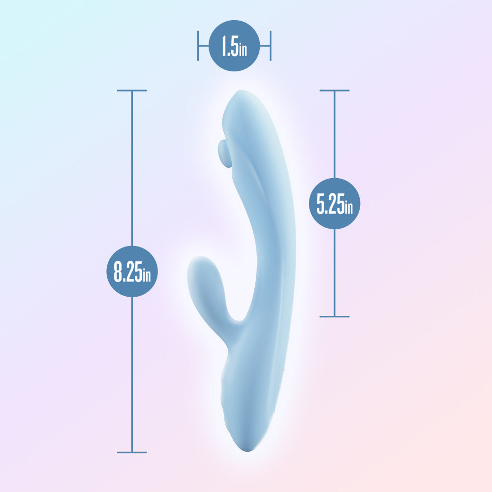 Play With Me - Moondust Magic - 20.3 cm USB Rechargeable Rabbit Vibrator
