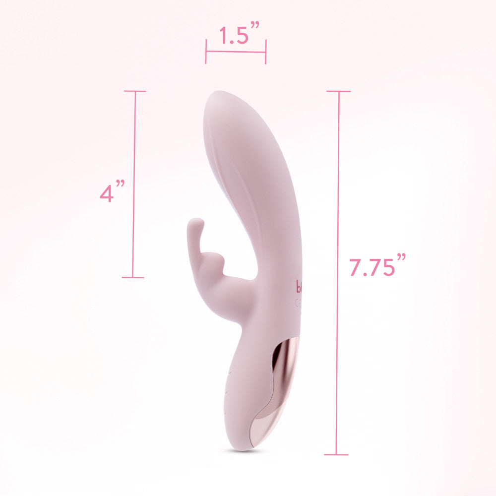 Blush - Morgan - 19.7 cm USB Rechargeable Rabbit Vibrator