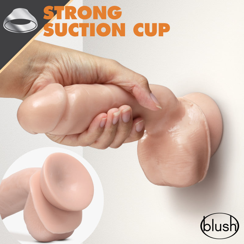 Dr. Skin Glide 8.5 Inch Self Lubricating Dildo - 21.6 cm Dong