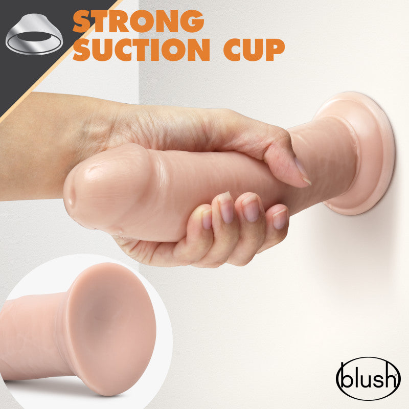 Dr. Skin Glide 8 Inch Self Lubricating Dildo - 20.3 cm Dong
