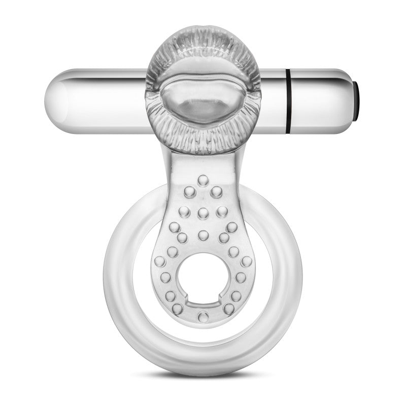 Stay Hard 10-Function Vibrating Tongue Ring - Vibrating Cock & Ball Ring