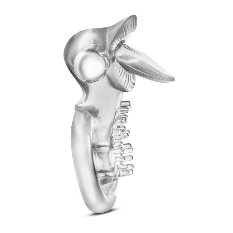 Stay Hard 10-Function Vibrating Tongue Ring - Vibrating Cock & Ball Ring