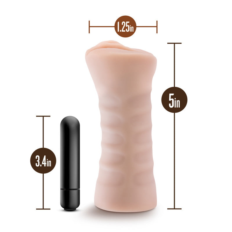 M for Men - Rain - Vibrating Vagina Stroker