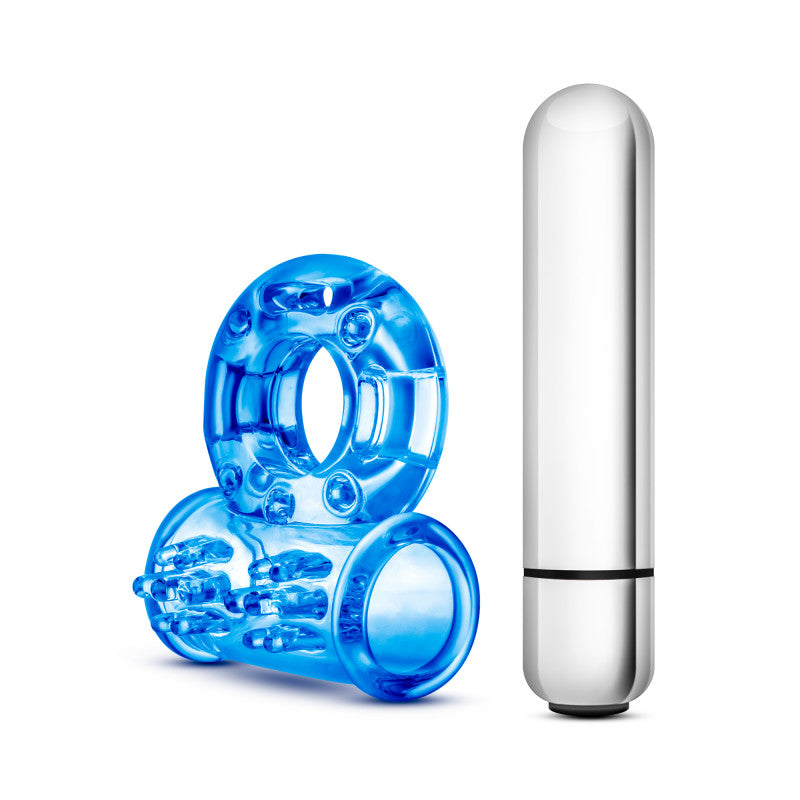 Stay Hard 10-Function Vibrating Bull Ring - Vibrating Cock Ring