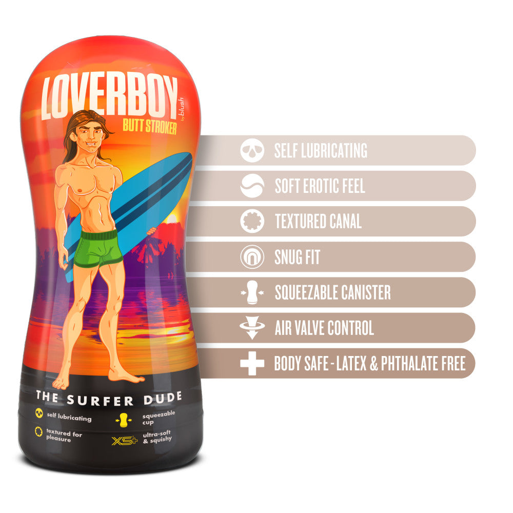 Coverboy The Surfer Dude - Male Ass Stroker