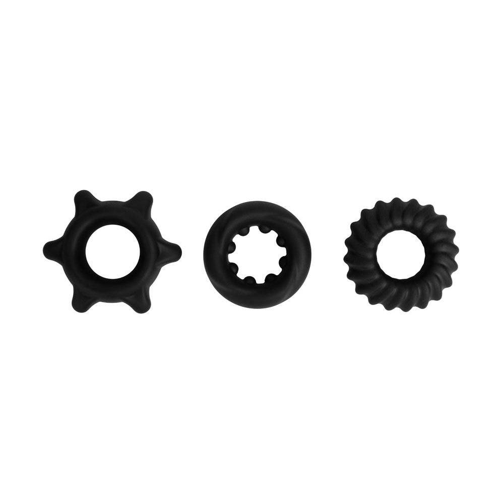Maia MANZO - Silicone Cock Rings - Set of 3
