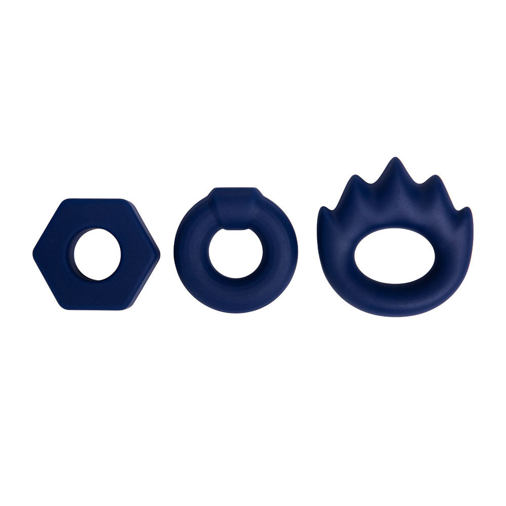Maia LONZO - Silicone Cock Rings - Set of 3