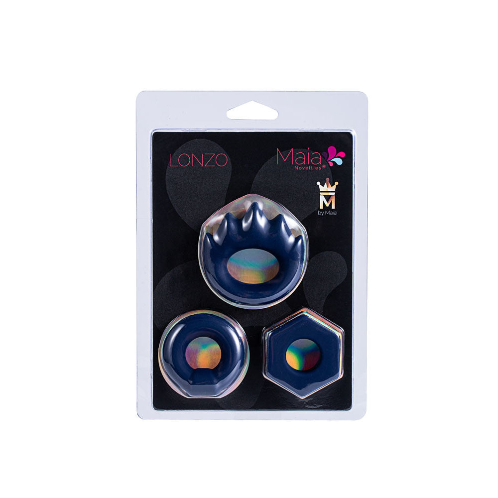 Maia LONZO - Silicone Cock Rings - Set of 3
