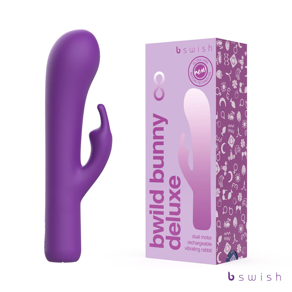 Bwild Bunny Infinite Deluxe - - 19.3 cm USB Rechargeable Rabbit Vibrator