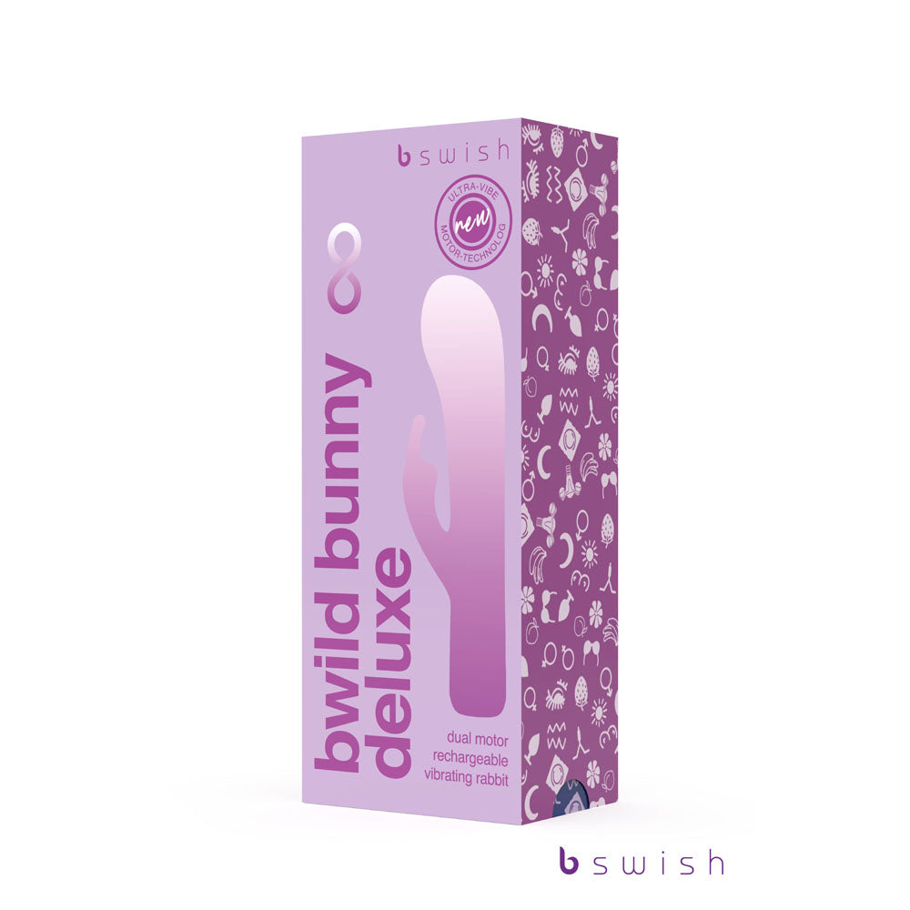 Bwild Bunny Infinite Deluxe - - 19.3 cm USB Rechargeable Rabbit Vibrator
