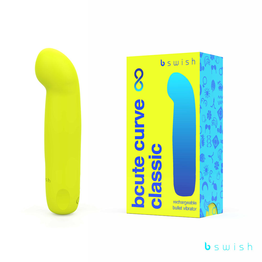 Bcute Curve Infinite Classic - Citrus - 10 cm USB Rechargeable Vibrator