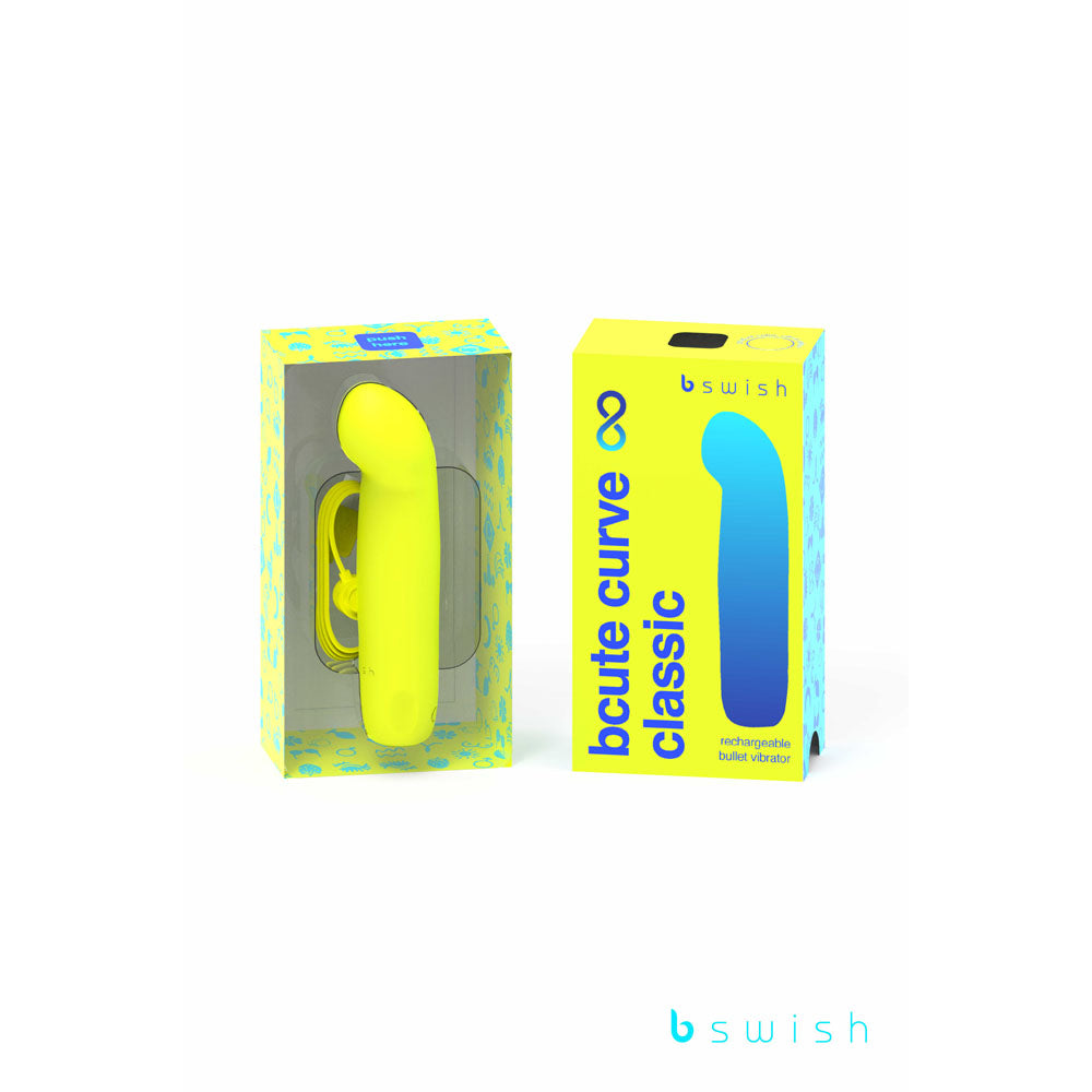Bcute Curve Infinite Classic - Citrus - 10 cm USB Rechargeable Vibrator