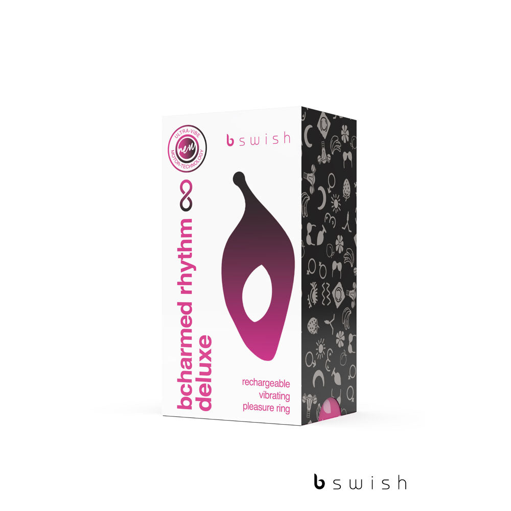 BCharmed Rhythm Infinite Deluxe - - USB Rechargeable Vibrating Cock Ring