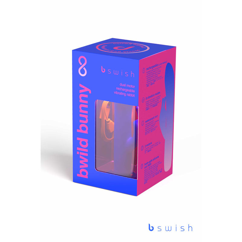 Bwild Classic Bunny Infinite Limited Edition - Pacific - Pacific 15.2 cm USB Rechargeable Rabbit Vibrator with Limited Edition Storage Case