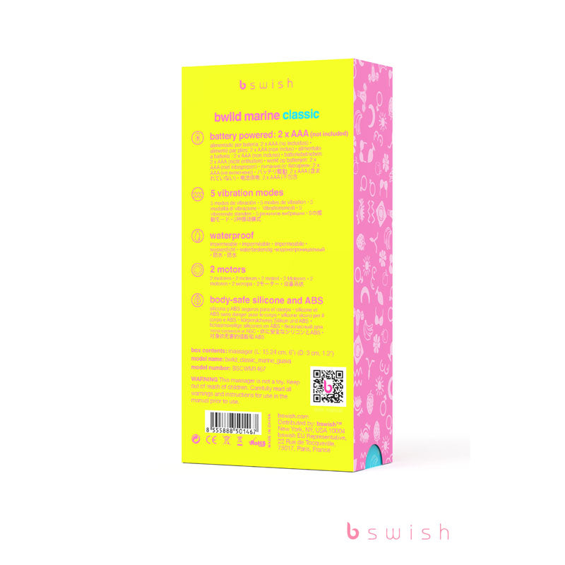 Bwild Classic Marine - Guava - Guava 15.2 cm Rabbit Vibrator