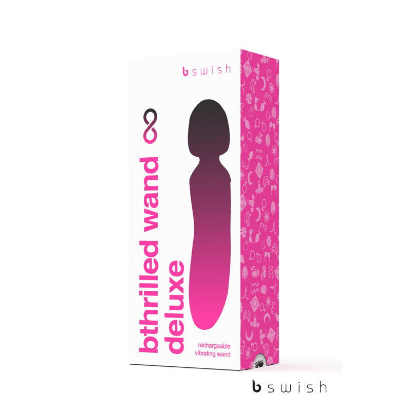 Bthrilled Premium - Noir - 21 cm USB Rechargeable Massage Wand