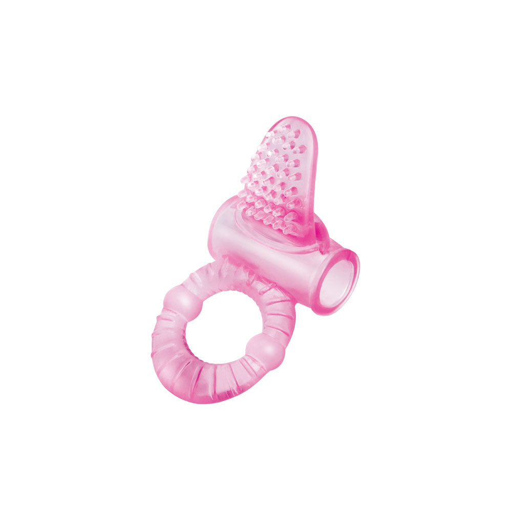Bodywand Rechargeable Lick It Pleasure Ring - USB Rechargeable Vibrating Cock Ring