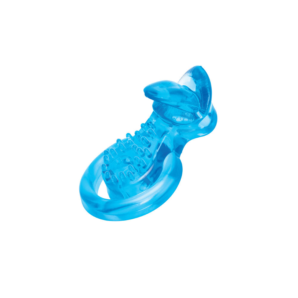 Bodywand Rechargeable Duo Ring with Clit Tickler - USB Rechargeable Vibrating Cock Ring
