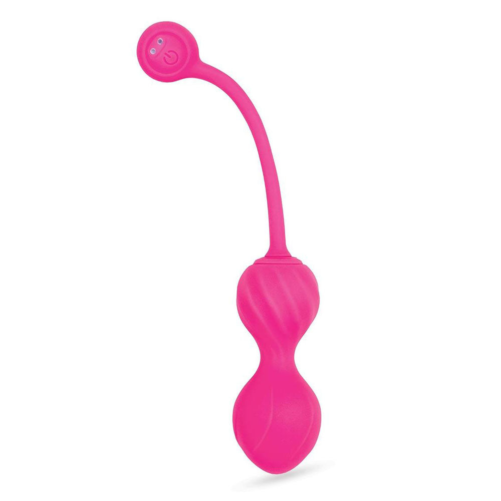 Bodywand Squeeze Remote-Control Pelvic Floor Trainer - USB Rechargeable Weighted Kegel Balls with Remote